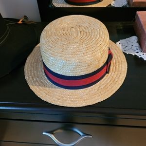 Samuel Windsor Men's Straw Boater Hat